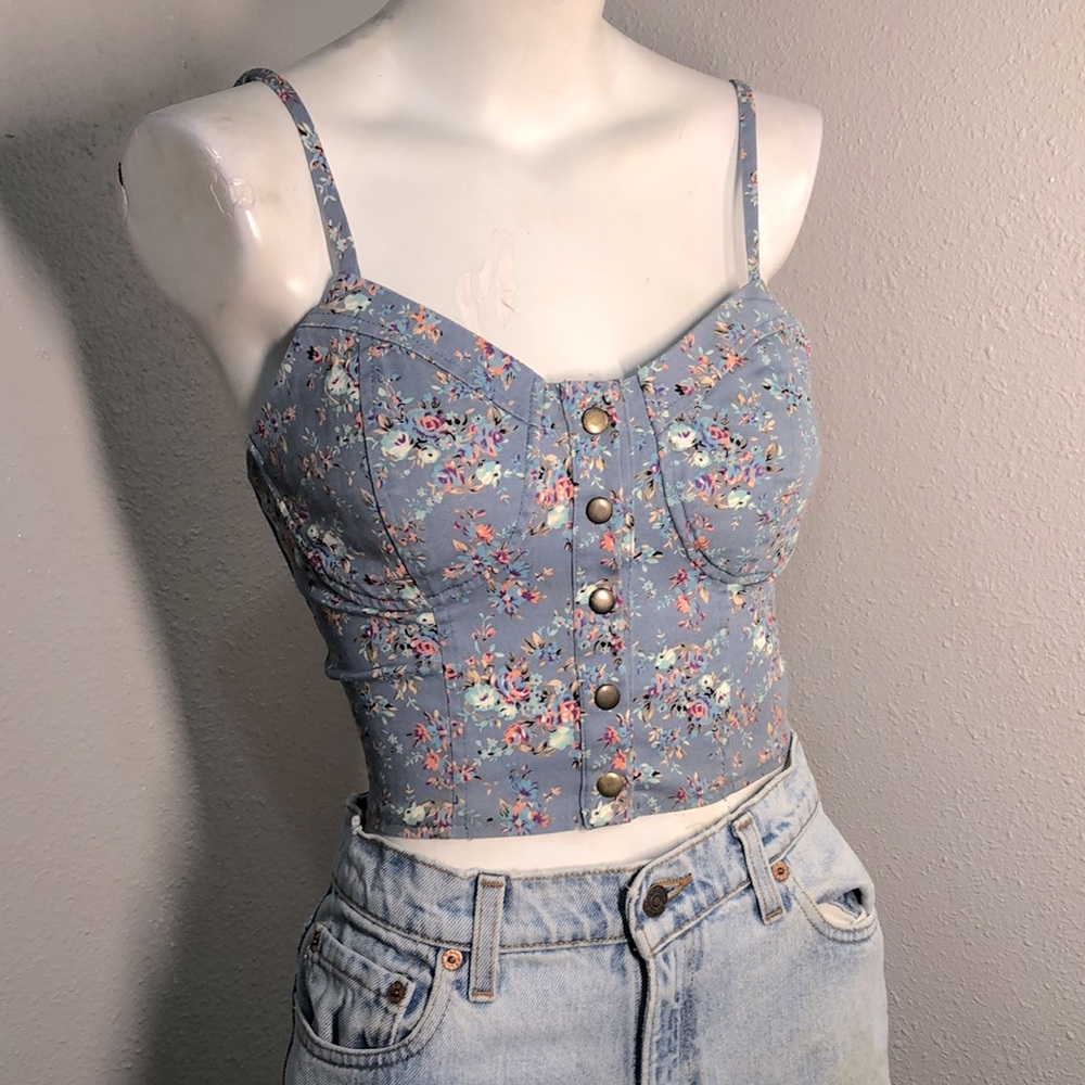 Floral Corset Top
